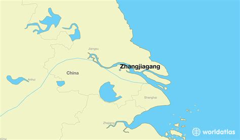 Zhangjiagang Map .